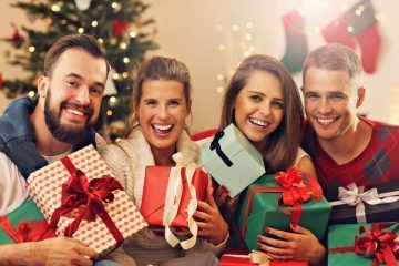 Pinocchio: a one-horse open sleigh full of presents