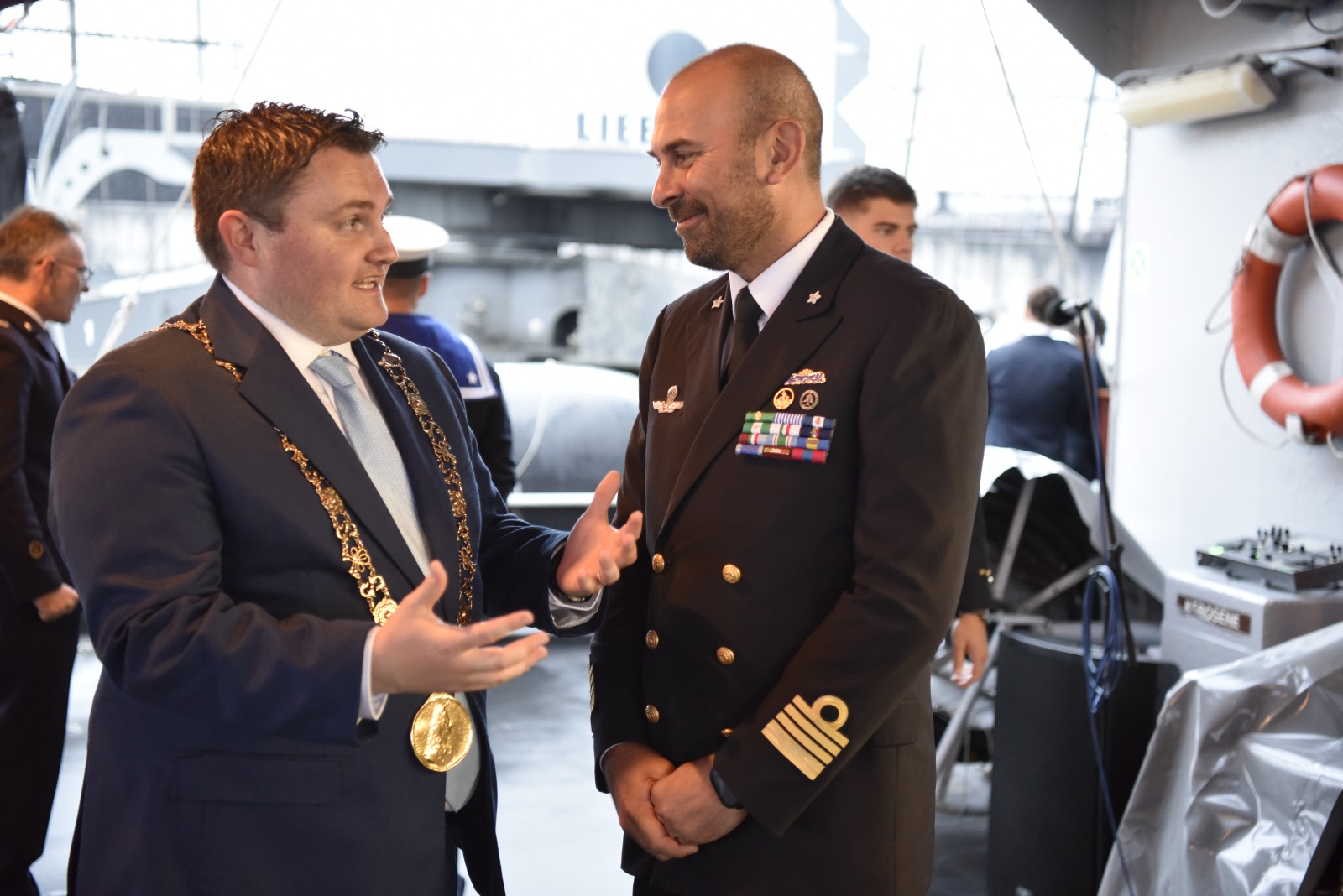 Nave Etna: Pride of the Italian Navy Calls at Dublin